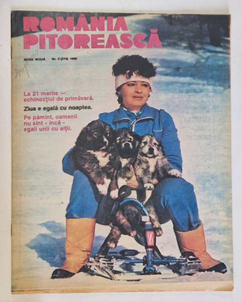 ROMANIA PITOREASCA , REVISTA LUNARA EDITATA DE MINISTERUL TURISMULUI , NR.3 , 1990