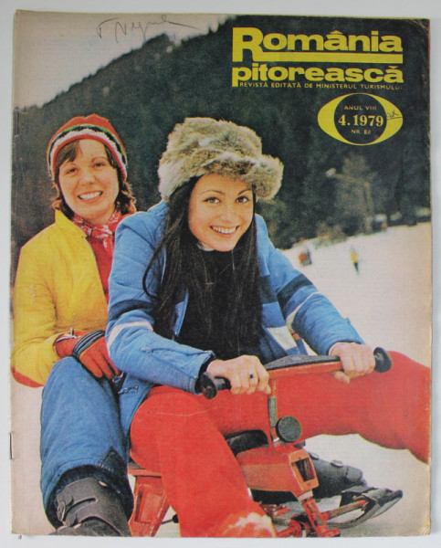 ROMANIA PITOREASCA , REVISTA LUNARA EDITATA DE MINISTERUL TURISMULUI , NR.4 , 1979