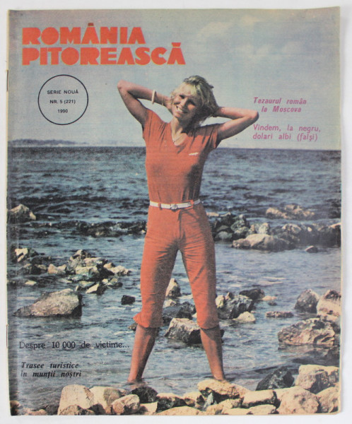 ROMANIA PITOREASCA , REVISTA LUNARA EDITATA DE MINISTERUL TURISMULUI , NR.5 , 1990