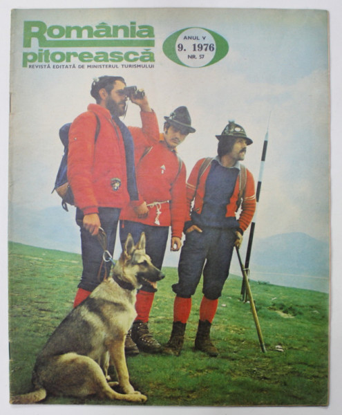 ROMANIA PITOREASCA , REVISTA LUNARA EDITATA DE MINISTERUL TURISMULUI , NR.9 , 1976