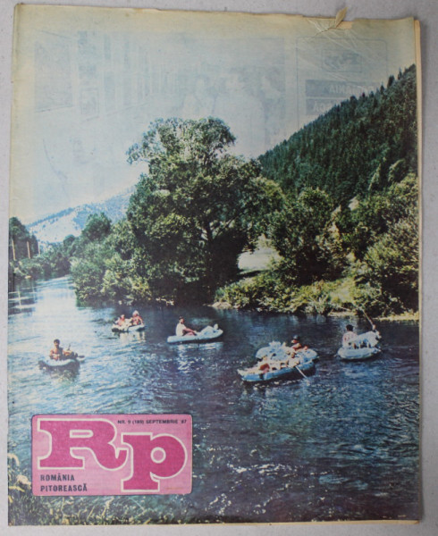 ROMANIA PITOREASCA , REVISTA LUNARA EDITATA DE MINISTERUL TURISMULUI , NR.9 , 1987