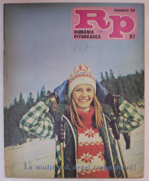 ROMANIA PITOREASCA , REVISTA LUNARA EDITATA DE MINISTERUL TURISMULUI , NR.97, IANUARIE  , 1980