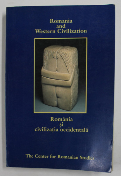 ROMANIA SI CIVILIZATIA OCCIDENTALA - ROMANIA AND WESTERN CIVILIZATION ,  edited by KURT W. TREPTOW , EDITIE IN ROMANA SI ENGLEZA , 1997 , PREZINTA  URME DE UZURA