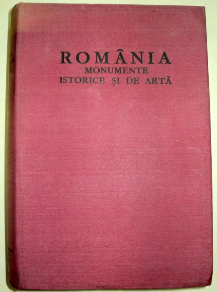 ROMANIA.MONUMENTE ISTORICE SI DE ARTA  1972