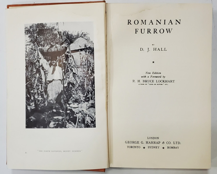 ROMANIAN FURROW by D. J. HALL - LONDRA, 1939