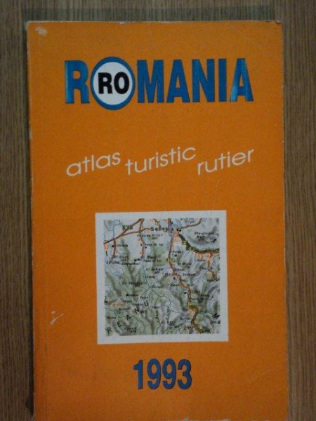 ROMANIA ATLAS TURISTIC SI RUTIER , 1993