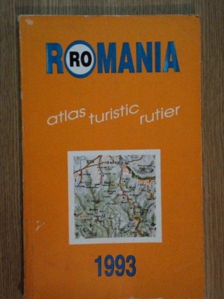 ROMANIA ATLAS TURISTIC SI RUTIER , 1993
