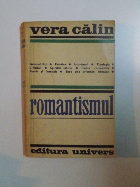 ROMANTISMUL-VERA CALIN,BUC.1975