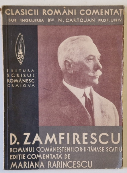 ROMANUL COMANESTENILOR , II . TANASE SCATIU  de DUILIU ZAMFIRESCU , 1936