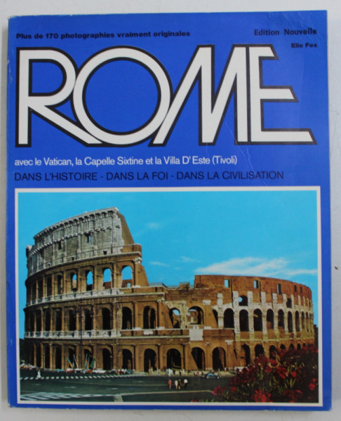 ROME AVEC LE VATICAN , LA CAPELLE SIXTINE ET LA VILLA D ' ESTE ( TIVOLI ) , 1974