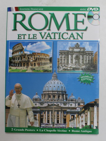 ROME ET LE VATICAN , EDITION FRANCAISE , EDITIE ANII '2000, CD INCLUS *
