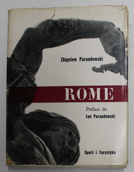 ROME par ZBIGNIEW PARANDOWSKI , ALBUM DE FOTOGRAFIE ALB - NEGRU , ANII '70