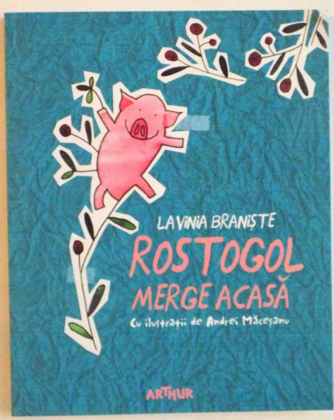 ROSTOGOL MERGE ACASA de LAVINIA BRANISTE, CU ILUSTRATII de ANDREI MACESANU, 2016