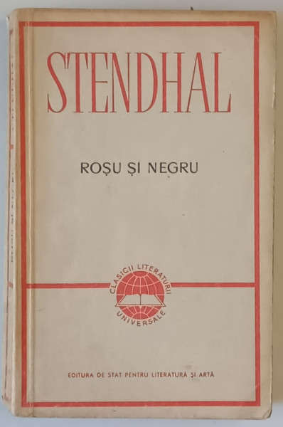ROSU SI NEGRU de STENDHAL , 1959