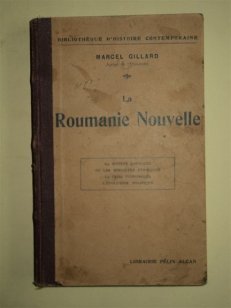ROUMANIE NOUVELLE, MARCEL GILLARD, PARIS, 1922