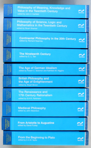 ROUTLEDGE HISTORY OF PHILOSOPHY IN 10 VOLUMES , 2003 - 2004