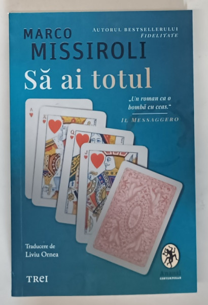 SA AI TOTUL , roman de MARCO MISSIROLI , 2025