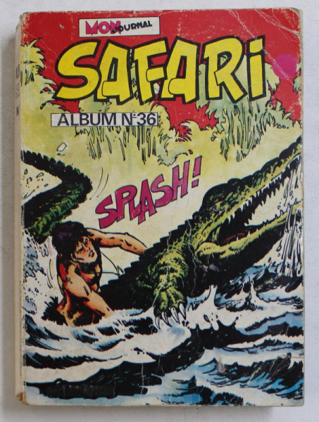 SAFARI - ALBUM NR. 36 si 135 , CONTINE BENZI DESENATE , COLEGAT DE DOUA CARTI , 1979
