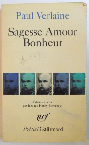 SAGESSE AMOUR BONHEUR par PAUL VERLAINE