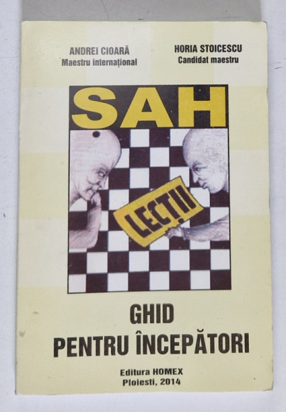 SAH , LECTII , GHID PENTRU INCEPATORI de ANDREI CIOARA si HORIA STOICESCU , 2014