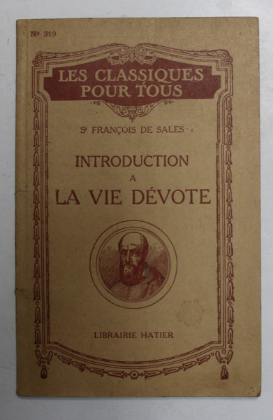 SAINT FRANCOSI DE SALES - INTRODUCTION A LA VIE DEVOTE , 1953
