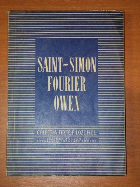 SAINT SIMON- FOURIER OWEN