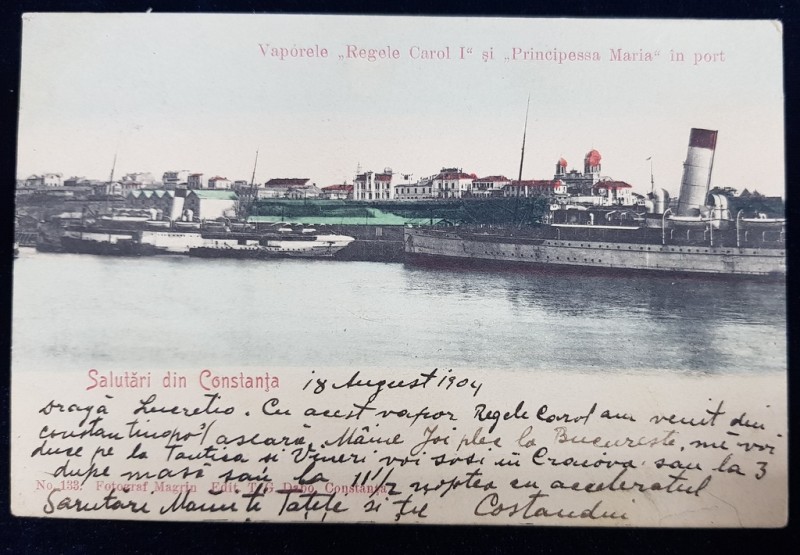 Salutari din Constanta - CP Ilustrata clasica, Foto A. Magrin