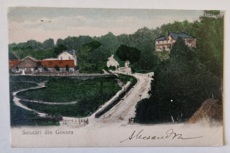 SALUTARI DIN GOVORA , VEDERE , CARTE POSTALA , CLASICA