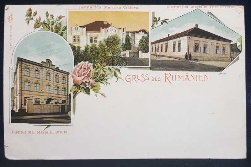 Salutari din Romania - carte postala clasica