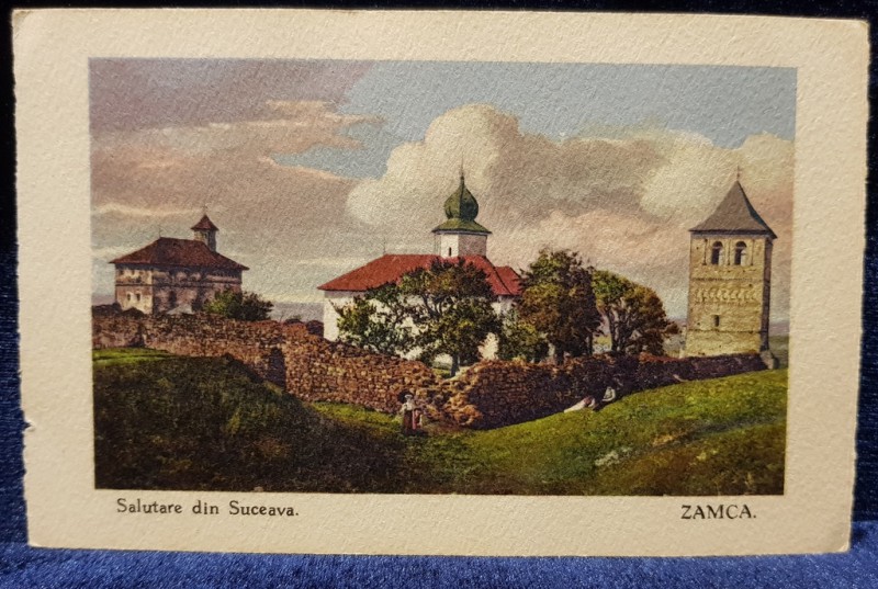 Salutari din Suceava, Zamca - Carte postala ilustrata