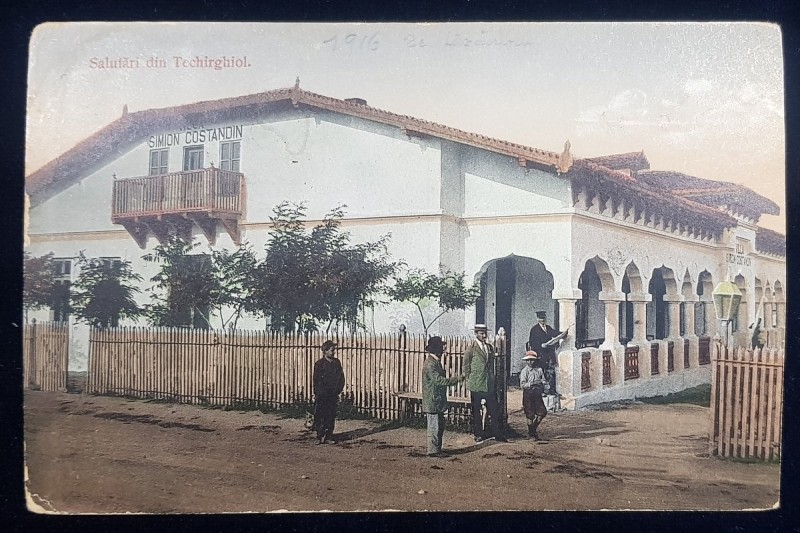 Salutari din Techirghiol. Villa Simion Constandin - CP Ilustrata