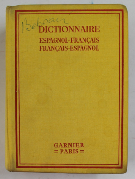 SALVA DICCIONARIO MODERNO ESPAGNOL - FRANCES y FRANCES - ESPAGNOL por ROBERT LARRIEU y MANUEL GARCIA MORENTE , 1951