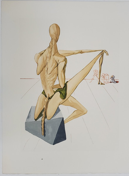 Salvador Dali (1904-1989) -Divina Comedie, Infernul, cantul 5, Foret/Les Heures Claires 1960