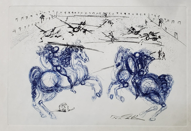 Salvadore Dali - Blue Riders