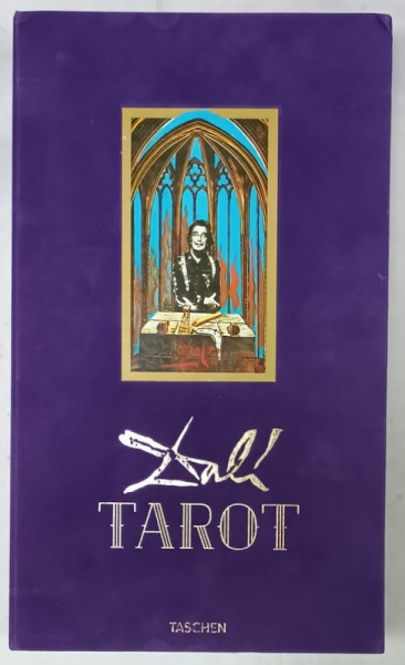 SALVATOR DALI 'S TAROT DECK ,  CASETA CU 78 CARTOLINE SI MANUAL EXPLICATIV IN GERMANA , ENGLEZA , FRANCEZA  , DESENATE DE SALVADOR DALI , EDITIE DE LUX , 2021