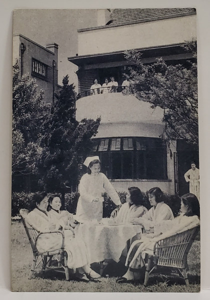 SANATORIUL UNEI FABRICI TEXTILE DIN SHANGHAI , CARTE POSTALA , ANII '50