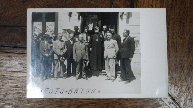 Saptamana Cartii, fotografie de grup cu Episcopul Constantei Gherontie atelier Anton Zavasal Calarasi