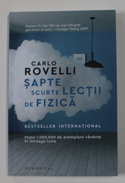 SAPTE SCURTE LECTII DE FIZICA de CARLO ROVELLI , 2021