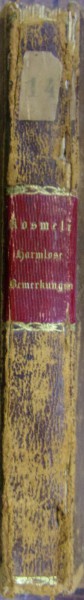 SARMLOSE BEMERFUNGEN AUF EINER REIFE UBER PETERSBURG , MOSKAU , KIEW NACH JAFFA de ROSMELI (1822)