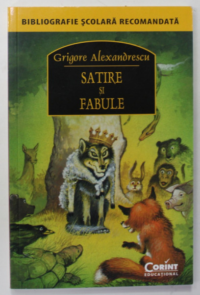 SATIRE SI FABULE de GRIGORE ALEXANDRESCU , 2014