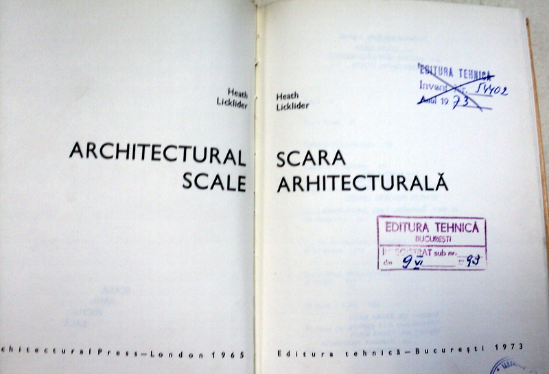 SCARA ARHITECTURALA-HEATH LICKLIDER  1973
