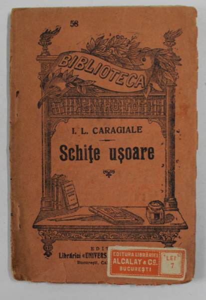 SCHITE, USOARE de I. L. CARAGIALE * PREZINTA HALOURI DE APA