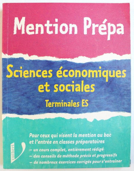 SCIENCES ECONOMIQUES ET SOCIALES - TERMINALES ES, 2002