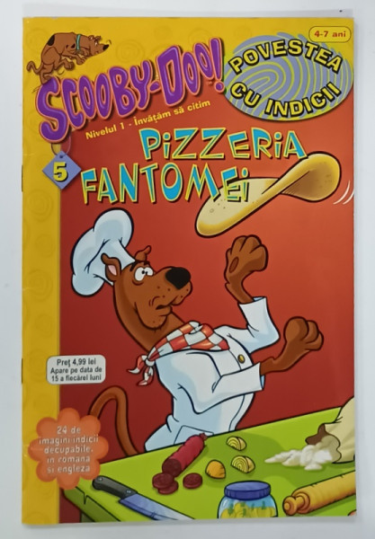 SCOOBY - DOO ! , NR. 5 : PIZZERIA  FANTOMEI  , REVISTA LUNARA , 2008