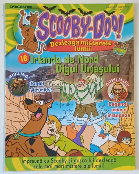 SCOOBY - DOO ! , REVISTA SAPTAMANALA  PENTRU COPII , NR. 16 , 2006