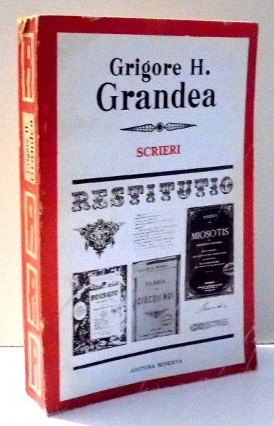 SCRIERI de GRIGORE H. GRANDEA , 1975 * PREZINTA HALOURI DE APA