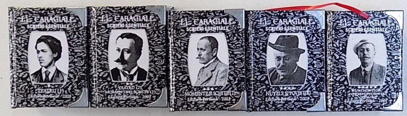 SCRIERI ESENTIALE de I. CARAGIALE , VOLUMELE I - V , FORMAT MIC , 2003