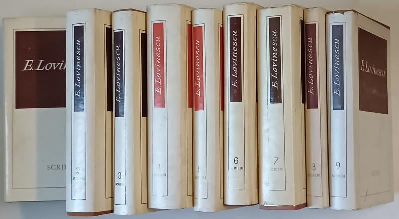 SCRIERI , VOLUMELE I - IX de E. LOVINESCU , 1969 - 1982