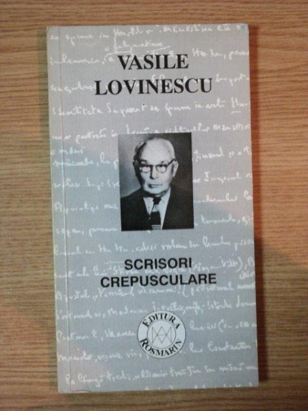SCRISORI CREPUSCULARE de VASILE LOVINESCU , 1995