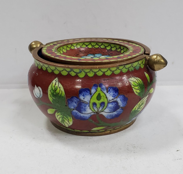 Scrumiera Cloisonne, China, Secol XX